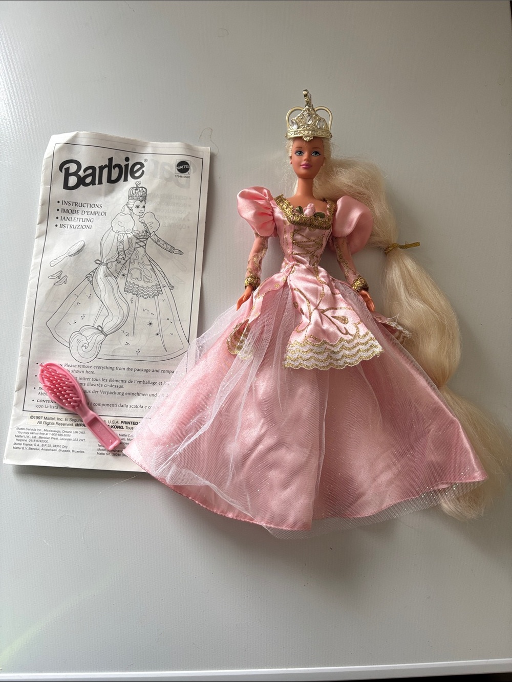 Vintage 1997 Rapunzel Barbie